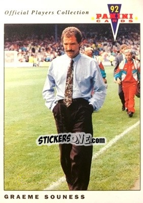 Sticker Graeme Souness - UK Players Collection 1991-1992 - Panini