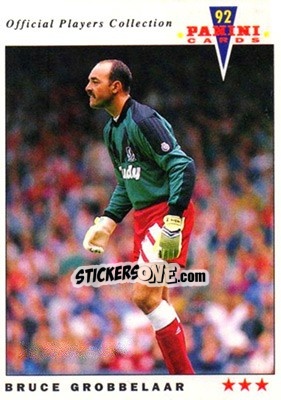 Sticker Bruce Grobbelaar - UK Players Collection 1991-1992 n. 94 - Panini