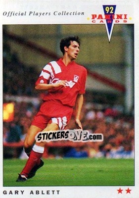 Sticker Gary Ablett - UK Players Collection 1991-1992 n. 95 - Panini