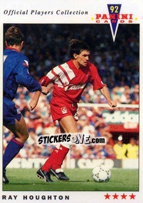Sticker Ray Houghton - UK Players Collection 1991-1992 n. 100 - Panini