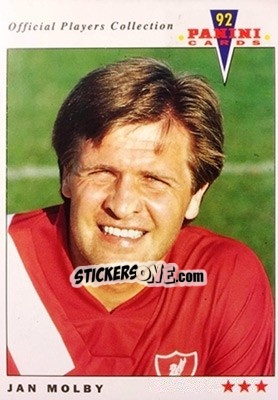 Figurina Jan Molby - UK Players Collection 1991-1992 - Panini