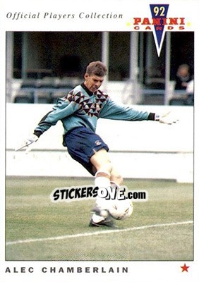 Sticker Alec Chamberlain - UK Players Collection 1991-1992 - Panini