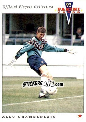 Sticker Alec Chamberlain - UK Players Collection 1991-1992 n. 108 - Panini