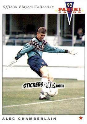 Figurina Alec Chamberlain - UK Players Collection 1991-1992 - Panini