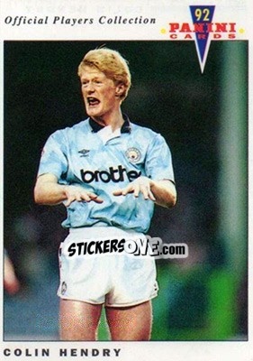 Sticker Colin Hendry - UK Players Collection 1991-1992 n. 124 - Panini