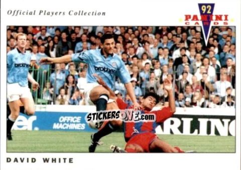 Cromo David White - UK Players Collection 1991-1992 n. 126 - Panini