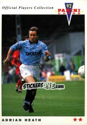 Cromo Adrian Heath - UK Players Collection 1991-1992 - Panini