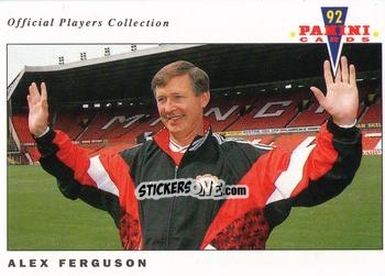 Sticker Alex Ferguson - UK Players Collection 1991-1992 n. 130 - Panini