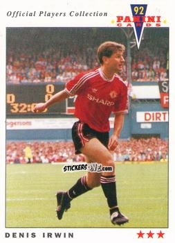 Sticker Denis Irwin - UK Players Collection 1991-1992 n. 132 - Panini