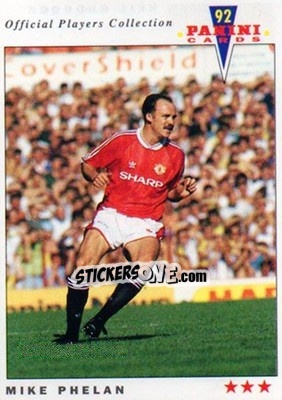 Sticker Mike Phelan - UK Players Collection 1991-1992 - Panini