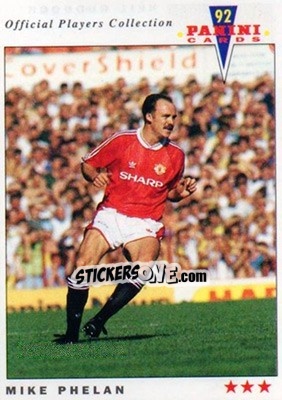 Figurina Mike Phelan - UK Players Collection 1991-1992 - Panini