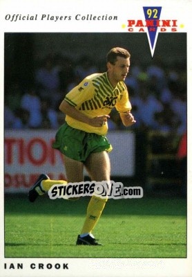 Figurina Ian Crook - UK Players Collection 1991-1992 - Panini