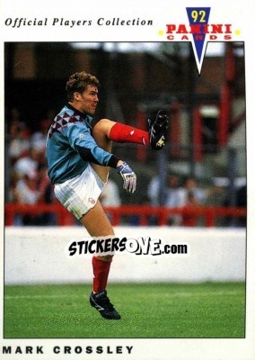 Sticker Mark Crossley - UK Players Collection 1991-1992 n. 156 - Panini