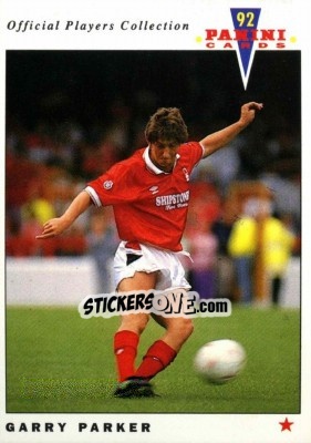 Sticker Garry Parker - UK Players Collection 1991-1992 n. 162 - Panini