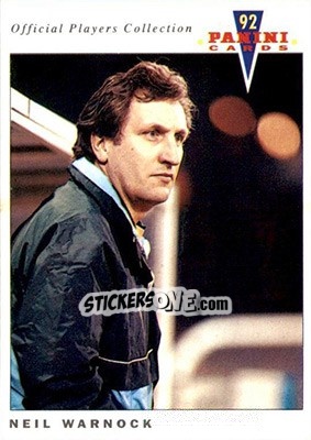 Sticker Neil Warnock - UK Players Collection 1991-1992 n. 167 - Panini