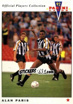 Sticker Alan Paris - UK Players Collection 1991-1992 n. 170 - Panini