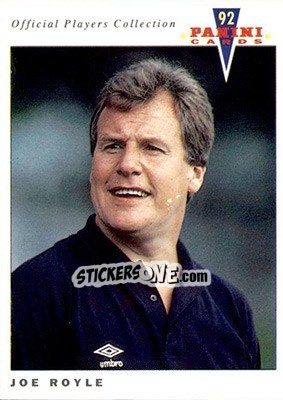 Sticker Joe Royle - UK Players Collection 1991-1992 - Panini