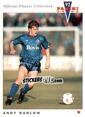 Sticker Andy Barlow - UK Players Collection 1991-1992 - Panini