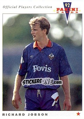 Sticker Richard Jobson - UK Players Collection 1991-1992 n. 182 - Panini