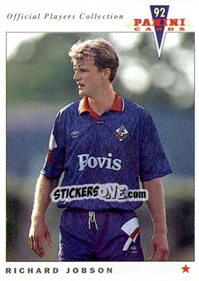 Cromo Richard Jobson - UK Players Collection 1991-1992 - Panini