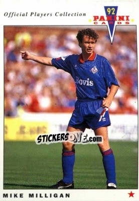 Sticker Mike Milligan - UK Players Collection 1991-1992 - Panini