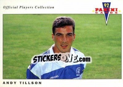 Figurina Andy Tillson - UK Players Collection 1991-1992 n. 194 - Panini