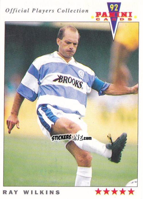 Sticker Ray Wilkins - UK Players Collection 1991-1992 n. 197 - Panini