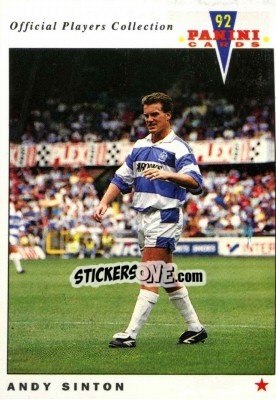 Sticker Andy Sinton - UK Players Collection 1991-1992 - Panini