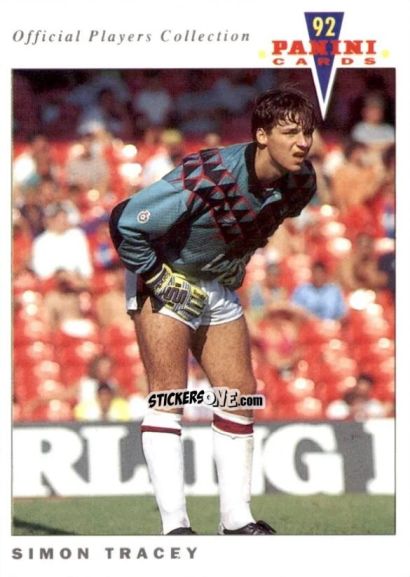 Figurina Simon Tracey - UK Players Collection 1991-1992 n. 202 - Panini