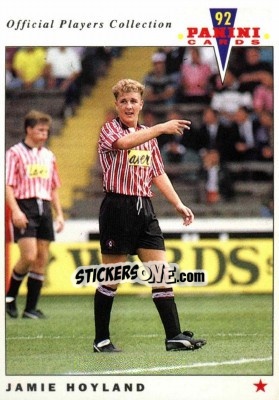 Sticker Jamie Hoyland - UK Players Collection 1991-1992 n. 206 - Panini