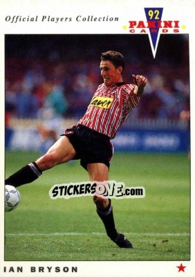 Sticker Ian Bryson - UK Players Collection 1991-1992 - Panini