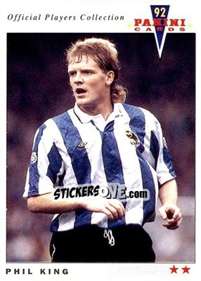 Sticker Phil King - UK Players Collection 1991-1992 - Panini