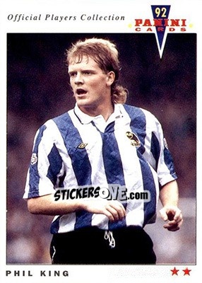 Cromo Phil King - UK Players Collection 1991-1992 n. 216 - Panini