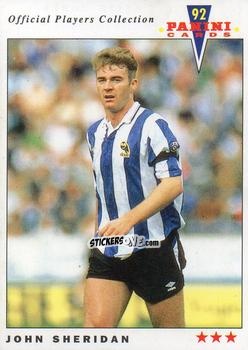 Sticker John Sheridan - UK Players Collection 1991-1992 n. 221 - Panini