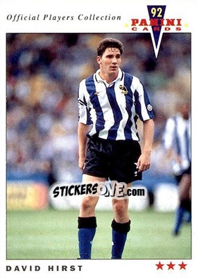 Sticker David Hirst - UK Players Collection 1991-1992 - Panini