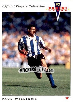 Sticker Paul Williams - UK Players Collection 1991-1992 - Panini