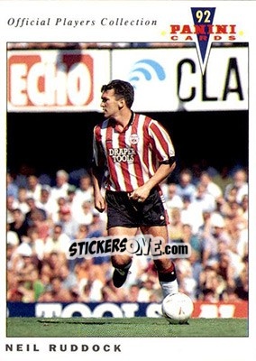 Sticker Neil Ruddock - UK Players Collection 1991-1992 n. 229 - Panini
