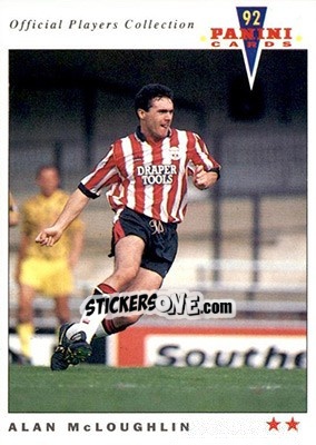Figurina Alan McLoughlin - UK Players Collection 1991-1992 n. 233 - Panini