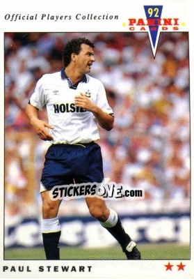 Sticker Paul Stewart - UK Players Collection 1991-1992 - Panini