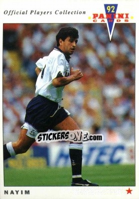 Sticker Nayim - UK Players Collection 1991-1992 - Panini