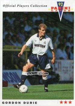 Sticker Gordon Durie - UK Players Collection 1991-1992 n. 250 - Panini