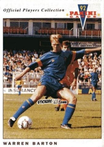 Cromo Warren Barton - UK Players Collection 1991-1992 n. 270 - Panini
