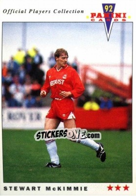 Sticker Stewart McKimmie - UK Players Collection 1991-1992 - Panini