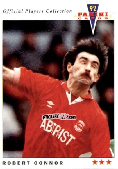 Figurina Robert Connor - UK Players Collection 1991-1992 n. 280 - Panini