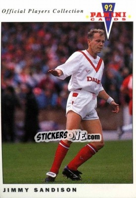 Sticker Jimmy Sandison - UK Players Collection 1991-1992 n. 291 - Panini