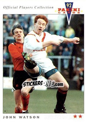 Sticker John Watson - UK Players Collection 1991-1992 n. 292 - Panini
