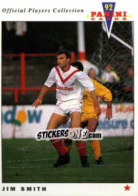 Sticker Jim Smith - UK Players Collection 1991-1992 - Panini