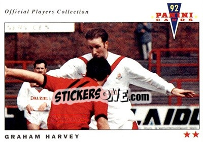 Sticker Graham Harvey - UK Players Collection 1991-1992 n. 297 - Panini