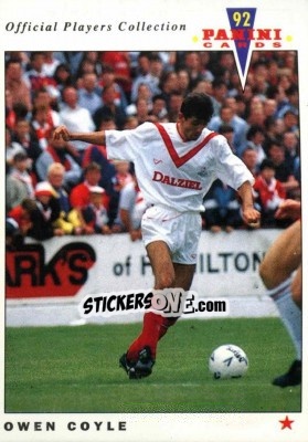 Sticker Owen Coyle - UK Players Collection 1991-1992 n. 298 - Panini
