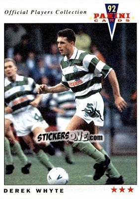 Sticker Derek Whyte - UK Players Collection 1991-1992 n. 303 - Panini